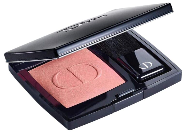 Colorete Rouge Blush Nº 361 Rose Baiser de Dior 6g - abierto y de lateral