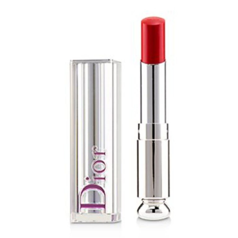 Pintalabios Dior Addict Stellar Shine Nº 753 Positivity - barra de labios abierta y tapa