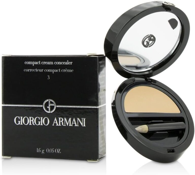 Corrector Compact Cream Concealer nº 6 de Giorgio Armani - con caja y abierto