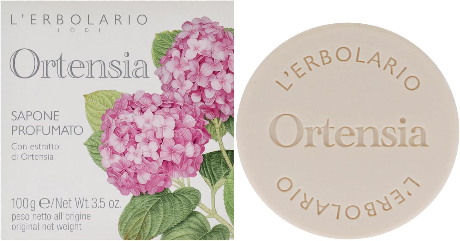 Pastilla de jabón floral Ortensia de L'Erbolario