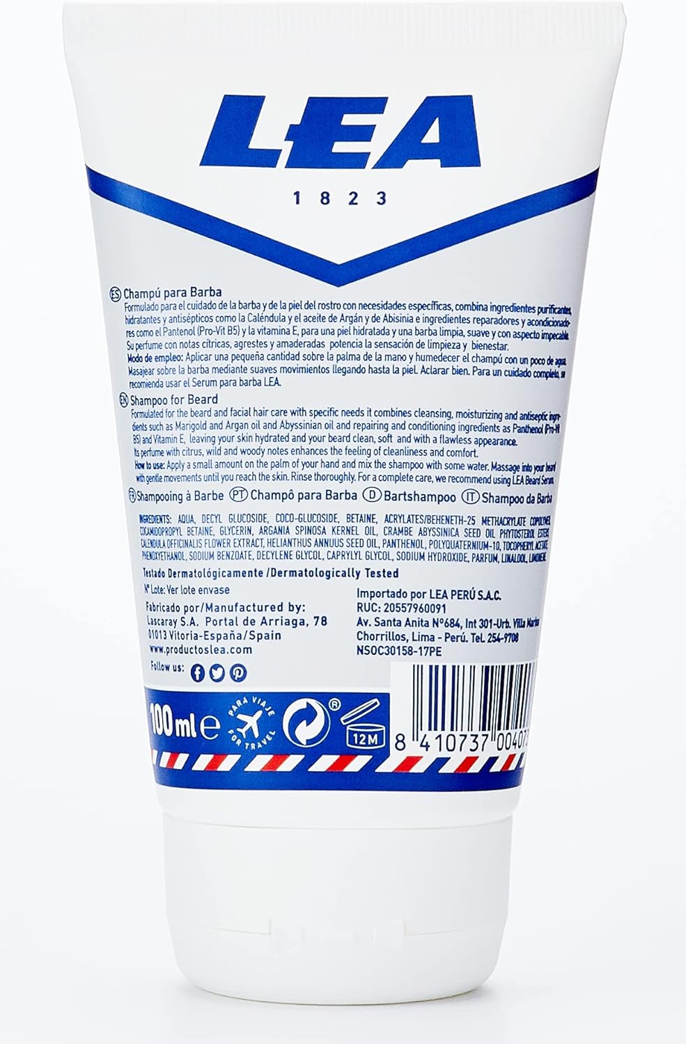 Champú para la barba Lea