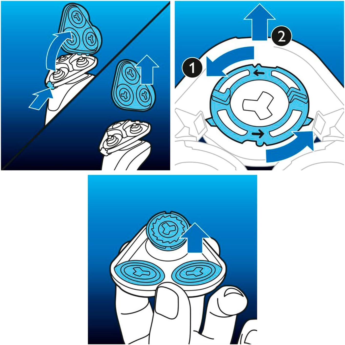 Cabezales de afeitado de recambio