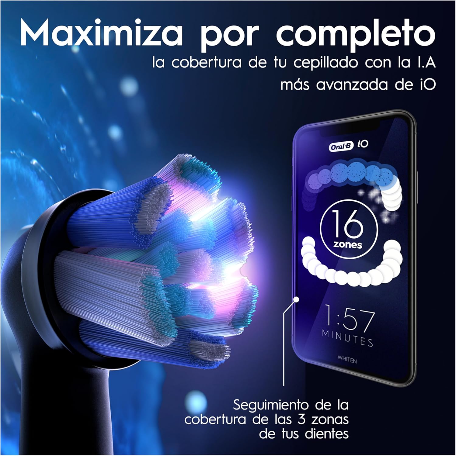 Oral-B iO 9 Cepillo Eléctrico Negro 7 Modos máximo rendimiento