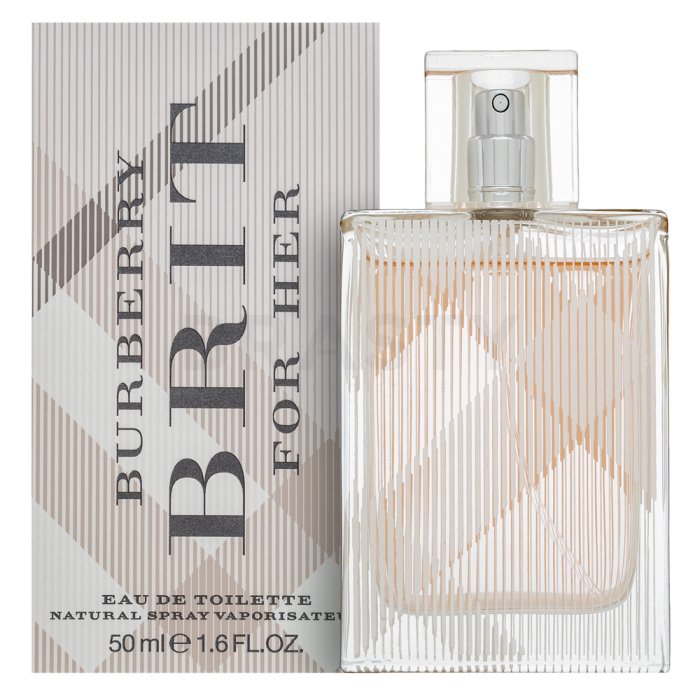 Perfume para mujer Burberry Brit EDT 50 ml - Frasco y caja