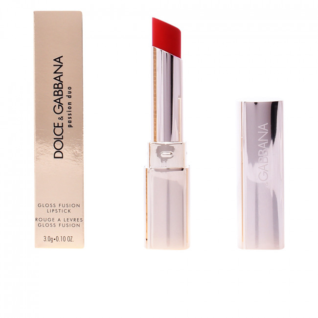 Pintalabios Duo Gloss Fusion Nº 180 Fatale de Dolce & Gabbana- barra de labios y caja