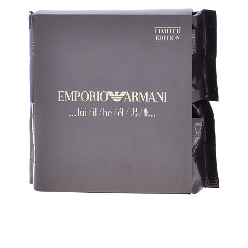 Set de perfumería El Duo de Armani para hombre 2x30 ml - caja frontal