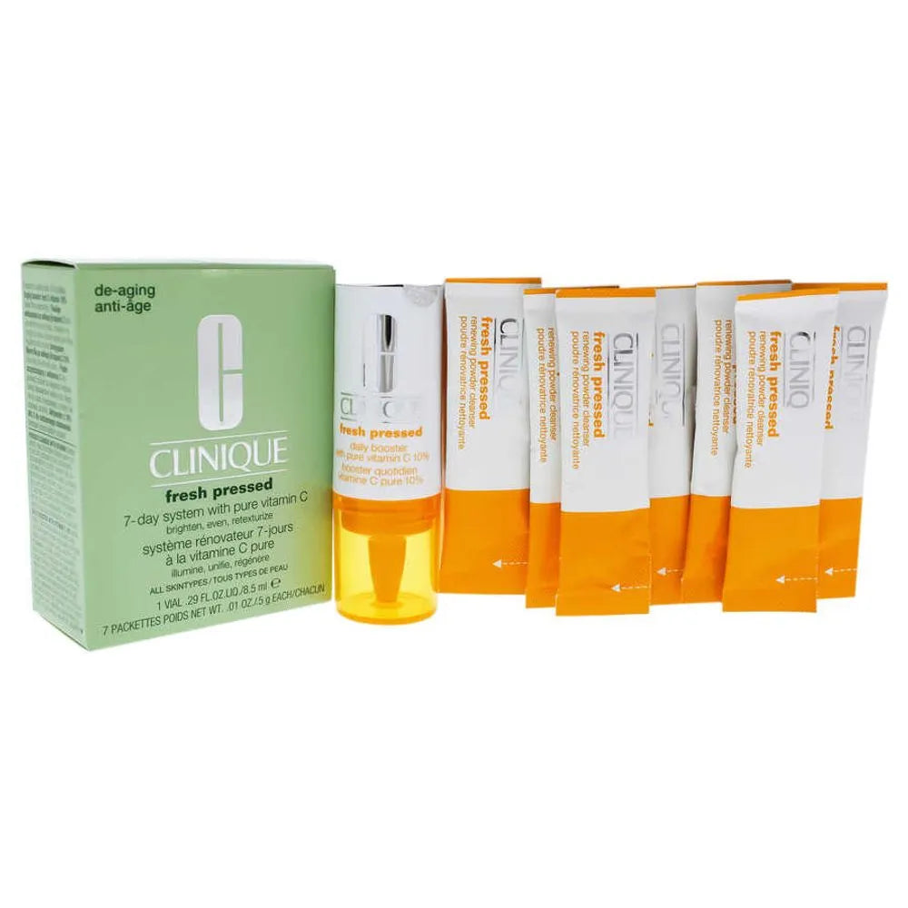 Limpiador Facial Fresh Pressed de Clinique de 1 X 8,5 Ml y Potenciador 7