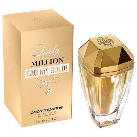 Perfume Lady Million Eau My Gold de Paco Rabanne de 80 Ml