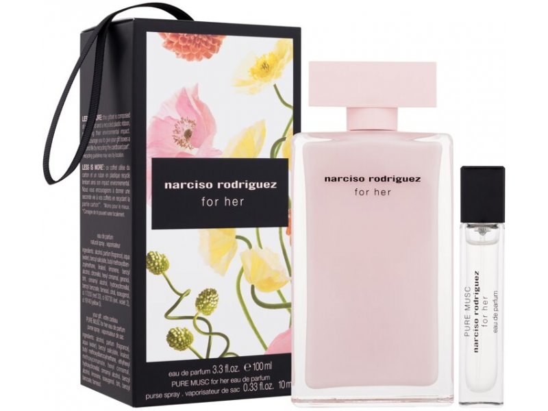 Set de Perfumería de 2 Piezas For Her de Narciso Rodríguez para Mujer 110 Ml