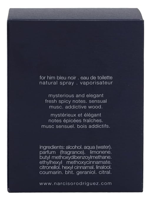 Perfume Bleu Noir Edt de Narciso Rodriguez de 50 Ml
