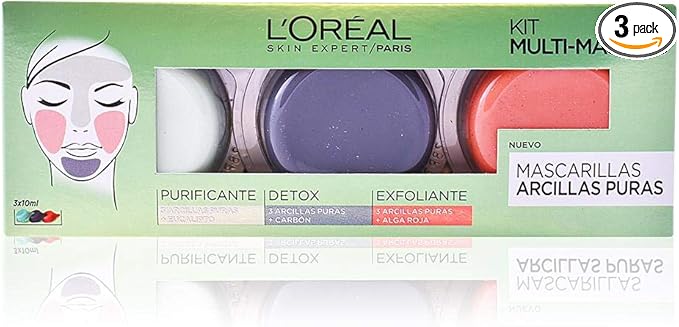 Kit de 3 Mascarillas Facilaes de Lóreal