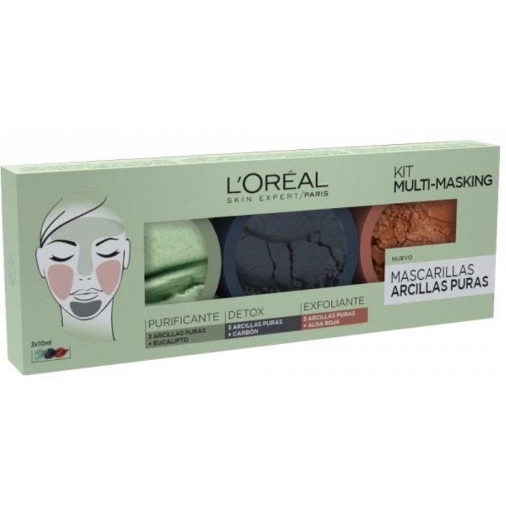 Kit de 3 Mascarillas Facilaes de Lóreal