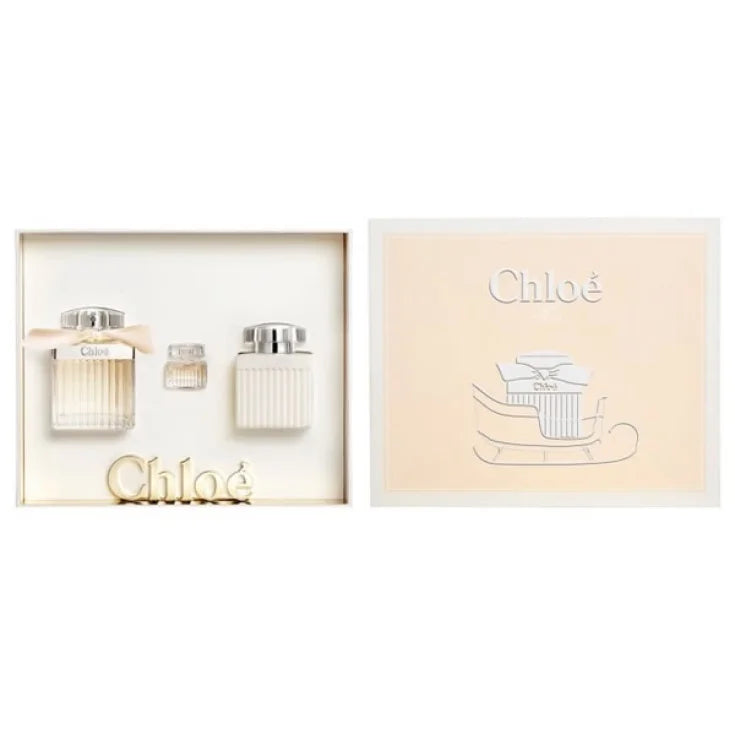Set de Perfumería de 3 Piezas Chloe Fleur de Chloe para Mujer 180 Ml