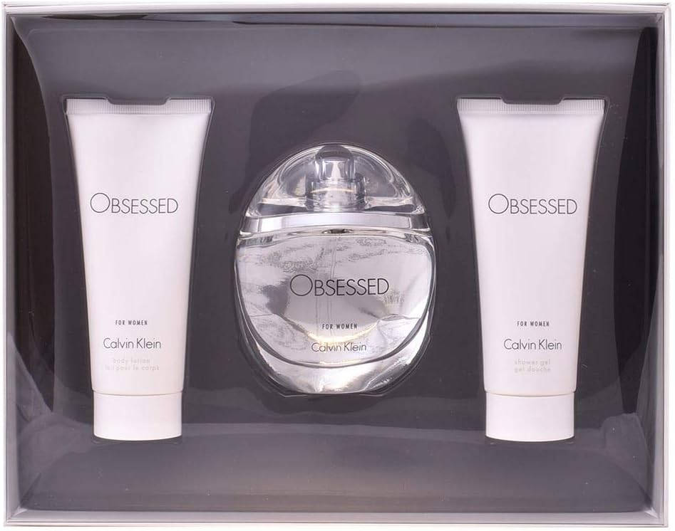 Set de  Obsessed de Perfume, Gel Ducha y Loción Corporal de Calvin Klein de 100ml