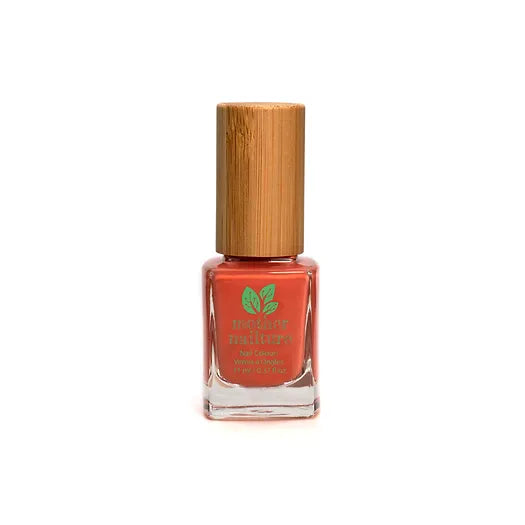 Frasco del esmalte de uñas sin toxicos para uñas coral Arrecife, profesionales, naturales y brillantes de Mother Nailture