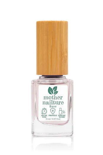Frasco de base coat uñas de Mother Nailture para kit uñas semipermanentes