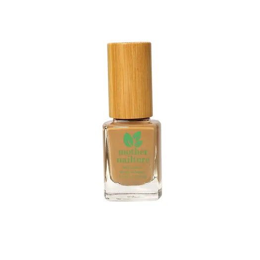 Frasco del esmalte de uñas sin toxicos para uñas beige Sand Dune, profesionales, naturales y brillantes de Mother Nailture