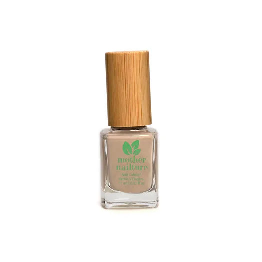 Frasco del esmalte de uñas sin toxicos para uñas nude, profesionales, naturales y brillantes de Mother Nailture
