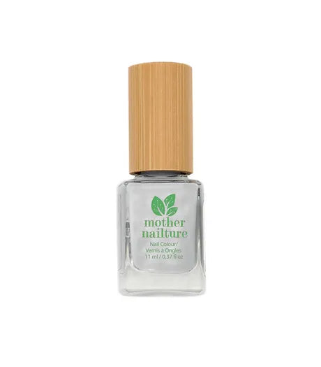 Frasco del esmalte de uñas sin toxicos para uñas grises Gris Tormenta profesionales, naturales y brillantes de Mother Nailture