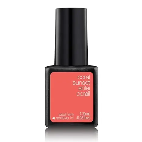 Frasco esmalte de gel para Uñas Semipermanente de color Coral Sunset de Sensationail