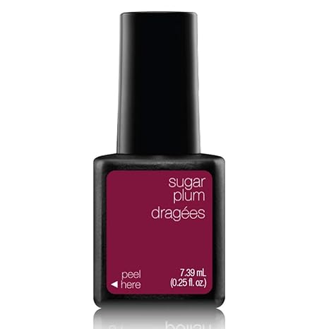 Frasco esmalte de gel para Uñas Semipermanente de color burdeos Sugar Plum de la marca Sensationail
