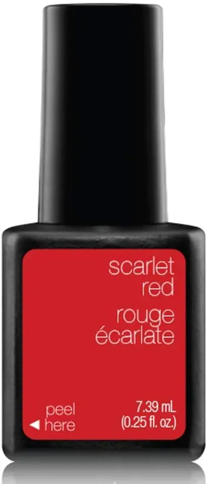 Frasco esmalte de gel para Uñas Semipermanente de color rojo Scarlet Red de la marca Sensationail