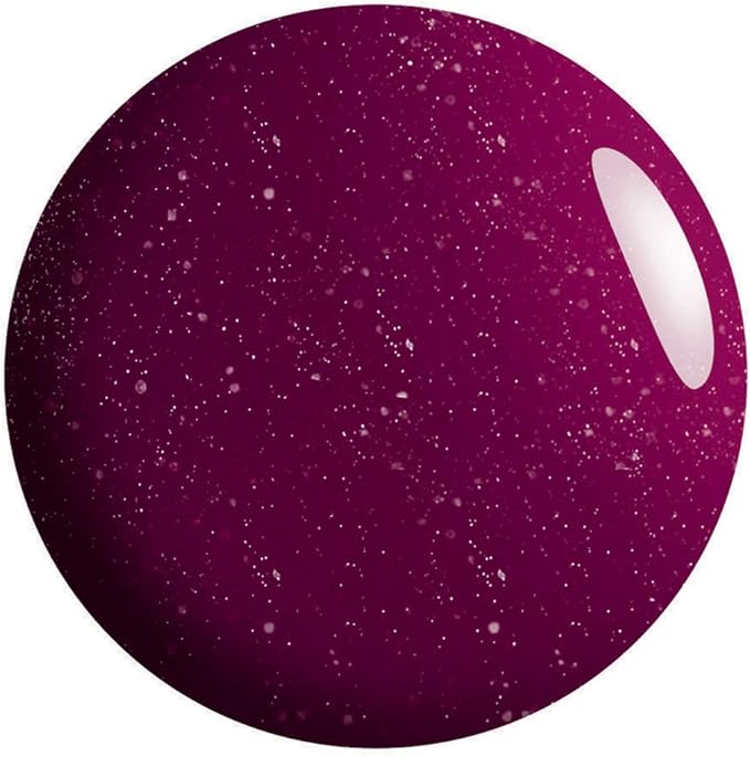 Muestra de color burdeos del esmalte de gel para uñas semipermanentes