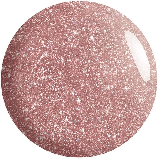 Color rosa con brillantina para esmalte de gel para uñas semipermanentes