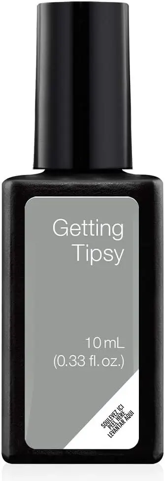 Frasco esmalte de gel para Uñas Semipermanente de color gris plateado Getting Tipsy de Sensationail