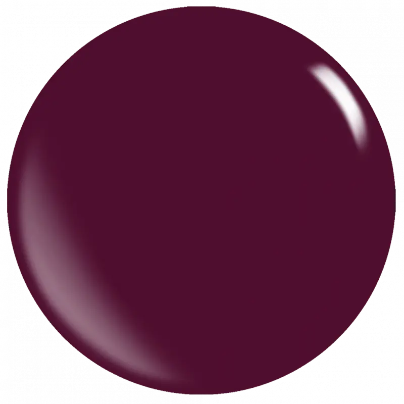 Muestra de color morado del esmalte de gel para uñas semipermanentes