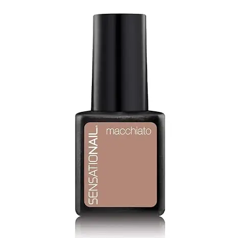 Frasco esmalte de gel para Uñas Semipermanente de color beige Macchiato de la marca Sensationail