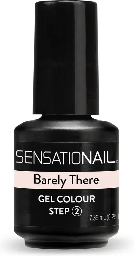 Frasco esmalte de gel para Uñas Semipermanente Barely There de color Beige Transparente Sensationail