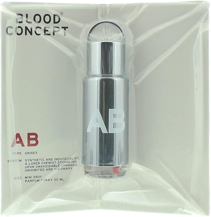 Envoltorio del perfume unisex AB Edp de Blood Concept de 30 ml