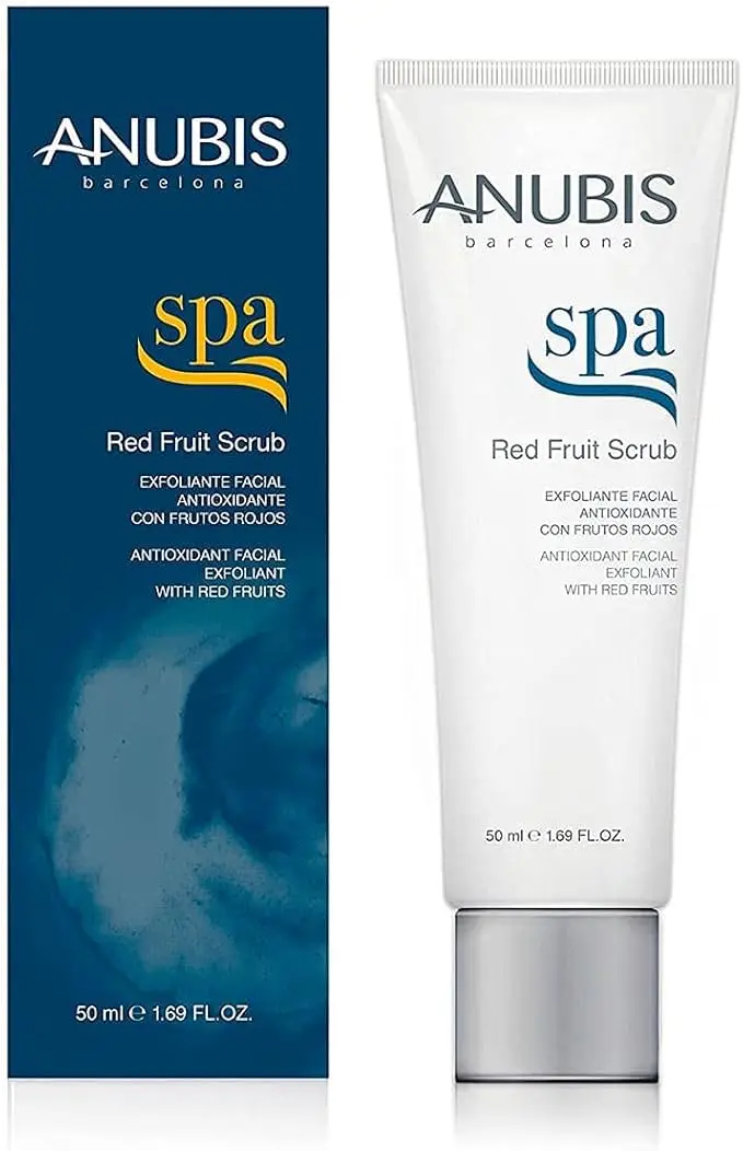 Exfoliante Facial Spa Red Fruit Scrub de Anubis de 50 Ml