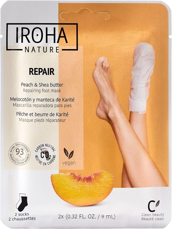 Calcetines Mascarilla REPAIR Iroha Nature (2 unidades) – Hidratación y Reparación Profunda frontal del envase