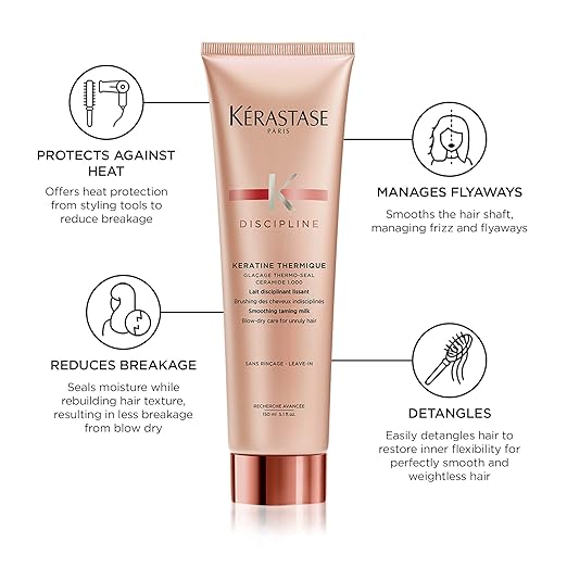Protector Térmico y Leche Antiencrespamiento Termique de Kerastase de 150 Ml