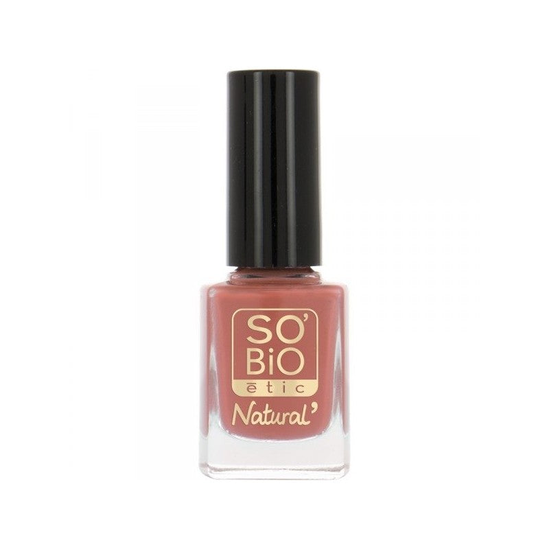 Frasco del esmalte de uñas sin toxicos para uñas nude nº 06 Rosa Nude profesionales, naturales y brillantes de So'Bio Étic