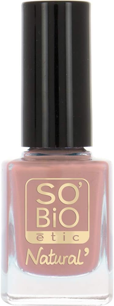Frasco del esmalte de uñas sin toxicos para uñas rosas nº 17 Rosa Pálido profesionales, naturales y brillantes de So'Bio Étic