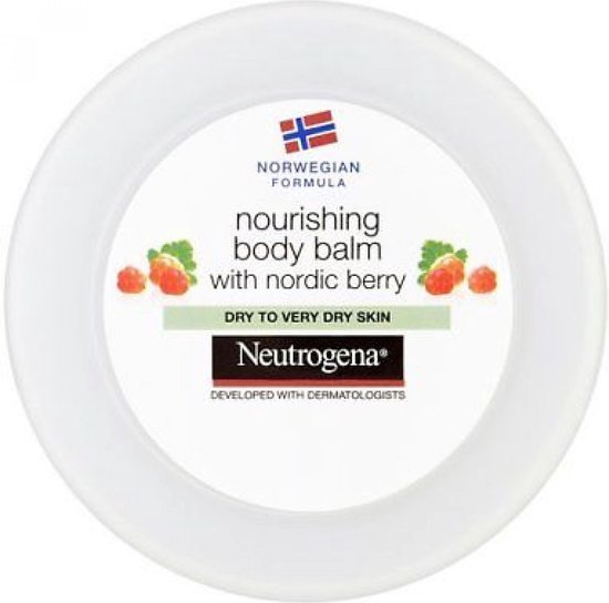 Crema hidratante corporal de Neutrogena  Nordic Berry 200 ml para pieles secas