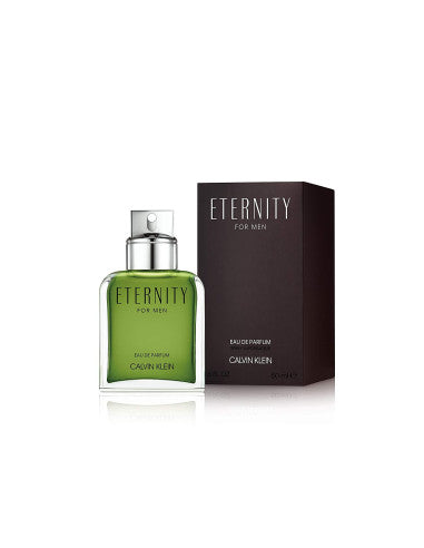 Perfume para hombre Eternity de Calvin Klein de 50 ml y caja del perfume