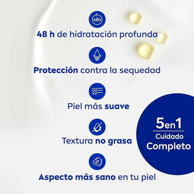 Cream Hidratante 5 en 1 de Nivea de 400 Ml