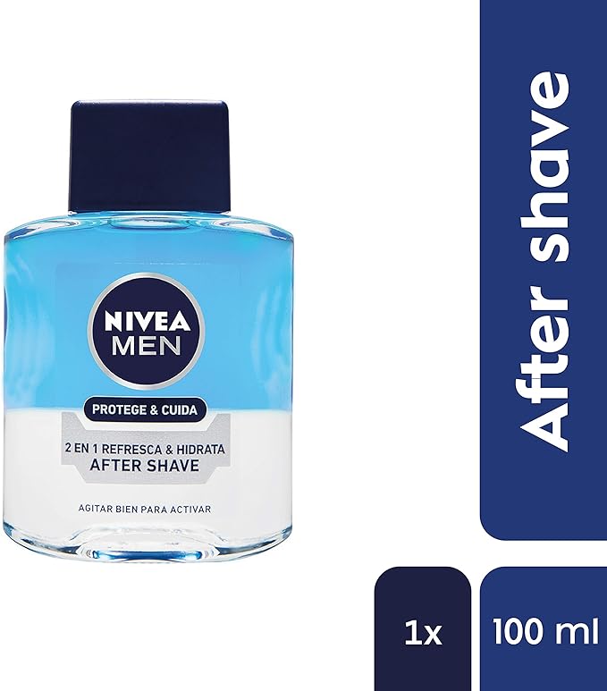 After Shave 2 en 1 Protege & Cuida de Nivea de 100 Ml