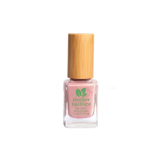 Frasco del esmalte de uñas sin toxicos para uñas rosas Jazmín, profesionales, naturales y brillantes de Mother Nailture