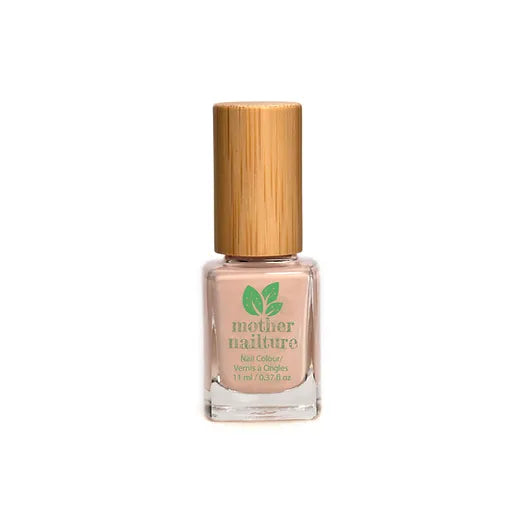 Frasco del esmalte de uñas sin toxicos para uñas nude Moody Nude, profesionales, naturales y brillantes de Mother Nailture