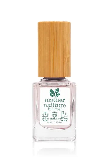 top coat uñas de Mother Nailture como elemento del kit de uñas semipermanentes