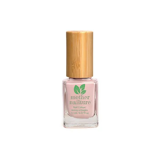 Frasco del esmalte de uñas sin toxicos para uñas rosas Maya, profesionales, naturales y brillantes de Mother Nailture