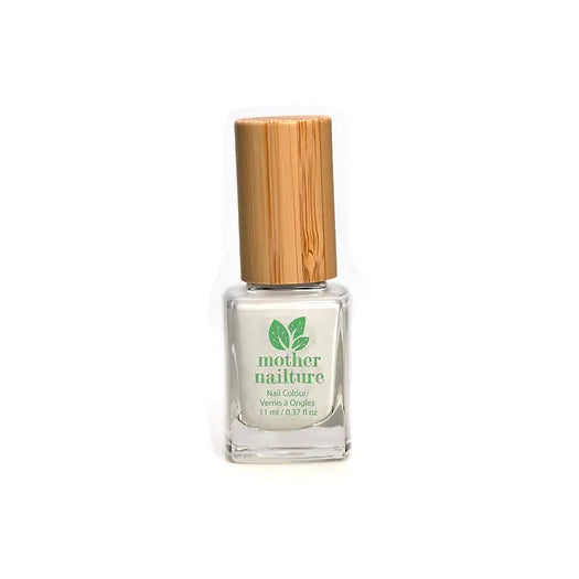 Frasco del esmalte de uñas sin toxicos para uñas blancas Polar, profesionales, naturales y brillantes de Mother Nailture