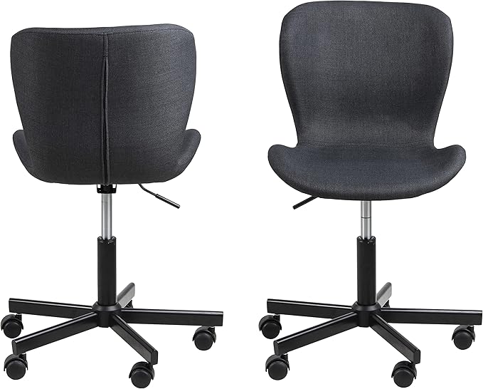 Silla de Escritorio de Tejido Córcega Color Antracita