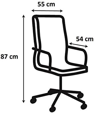 Silla de Escritorio de Tejido Córcega Color Antracita