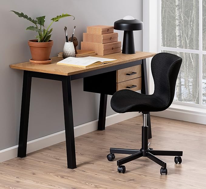 Silla de Escritorio de Tejido Córcega Color Antracita